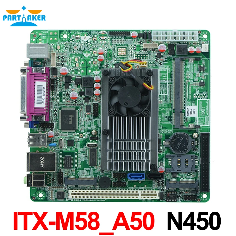 Industrial embedded mini_itx motherboard ITX_M58_A50 N455 1.66GHz