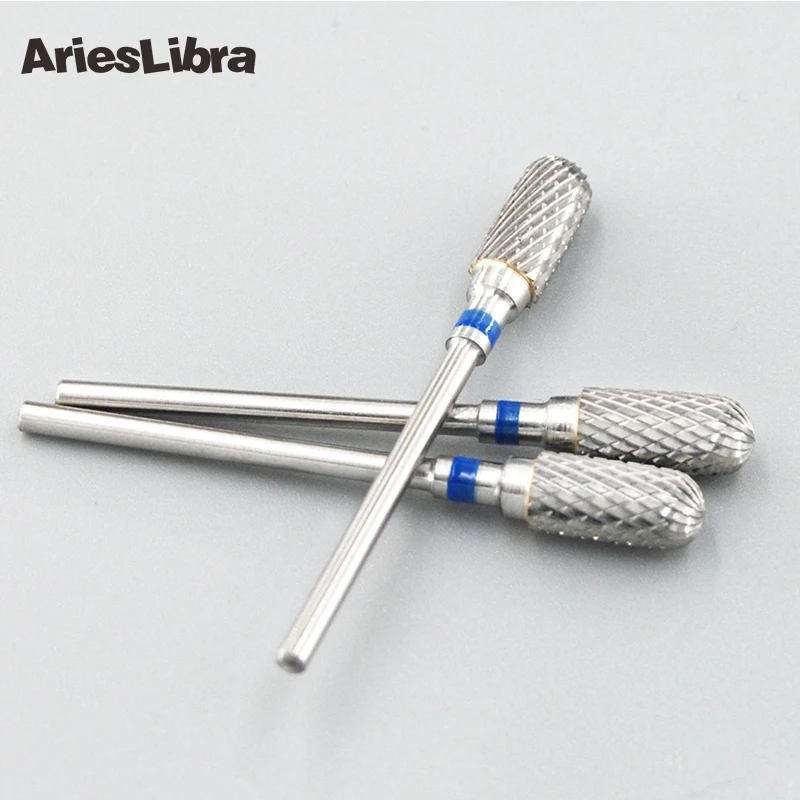 

Round Cylinder Head Alloy Nail Art Drill Bit With Thread Cutter Grinding Head for Electric Nail Drill Manicure Machine Tool