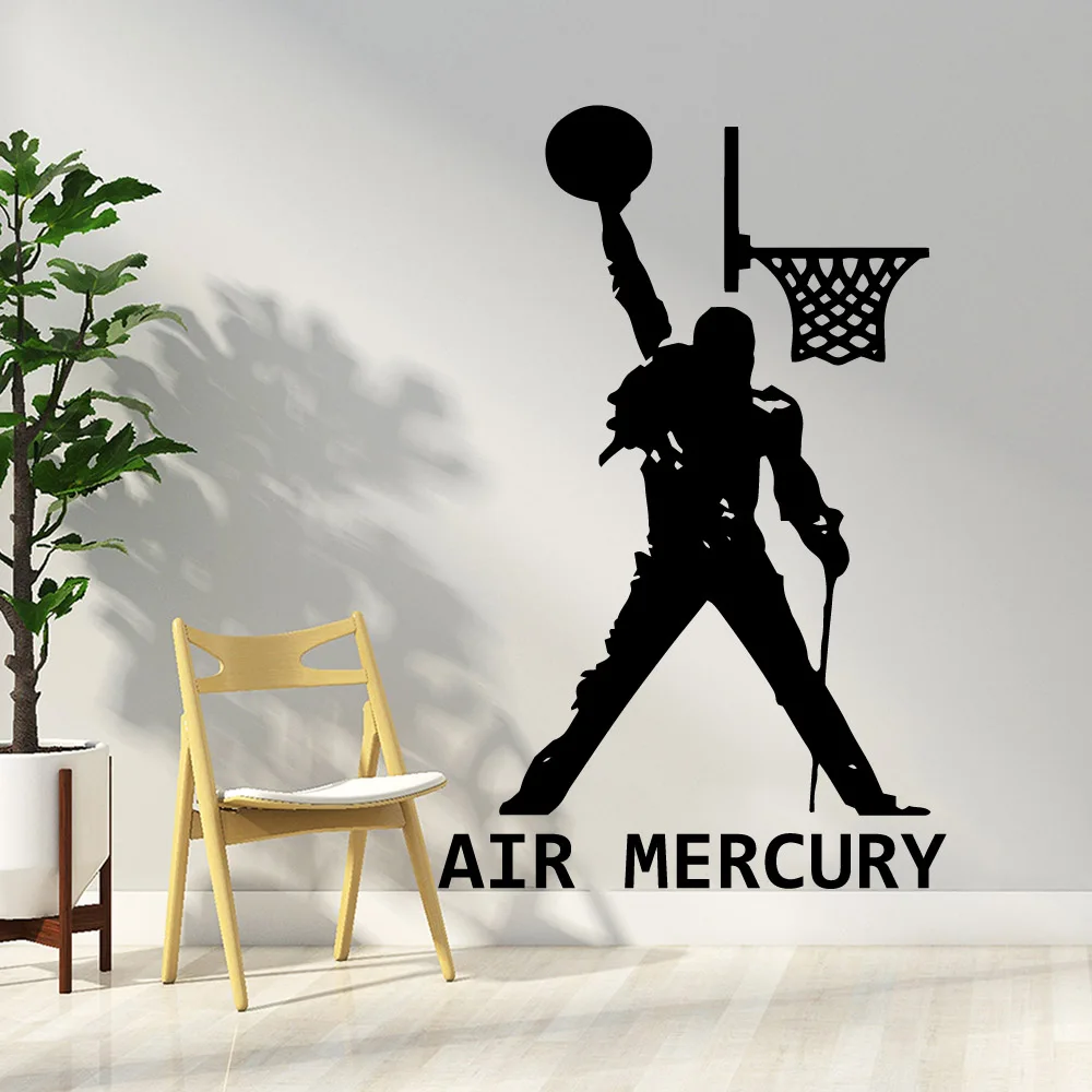 

Classic Freddie Mercury Queen Band Wall Art Decal Wall Art Sticker Murals For Kids Rooms Diy Home Decoration Sticker Home Decor