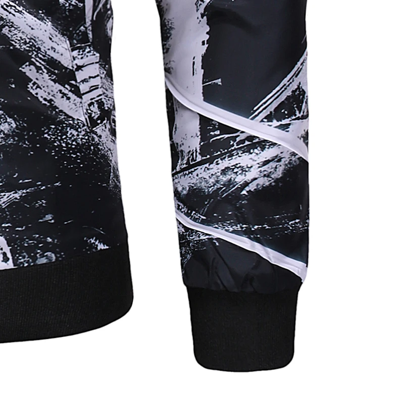 Fashion Graffiti Print Jacket Men 2018 Spring Autumn New Zipper Bomber Jacket Mens Casual Streetwear Baseball Jacket Outerwear Fashion Graffiti Print Jacket Men 2018 Spring Autumn New Zipper Bomber Jacket Mens Casual Streetwear Baseball Jacket Outerwear