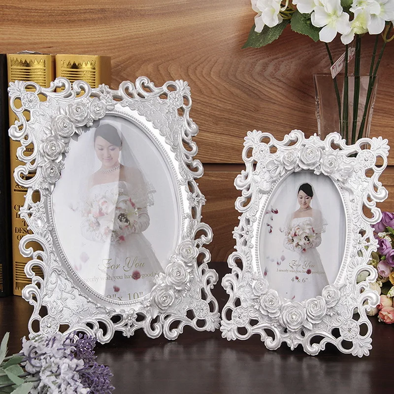 White Wedding Frames Red Roses Picture Frames Girls ...