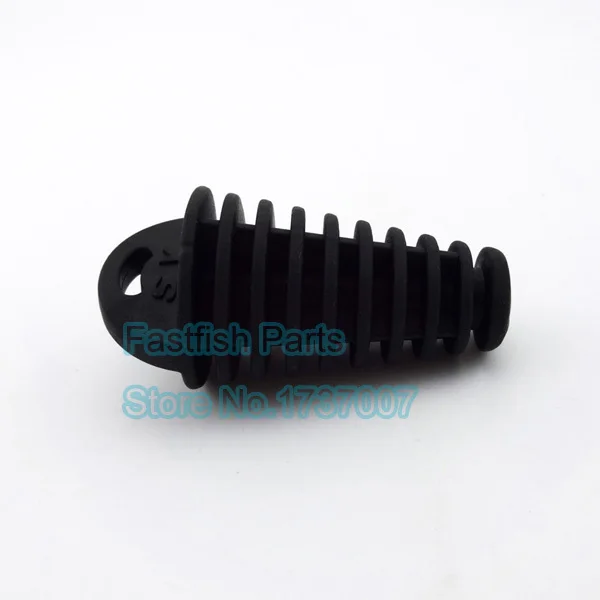 Black Exhaust Muffler Plug Hard Muffler Exhaust Wash Plug ...
