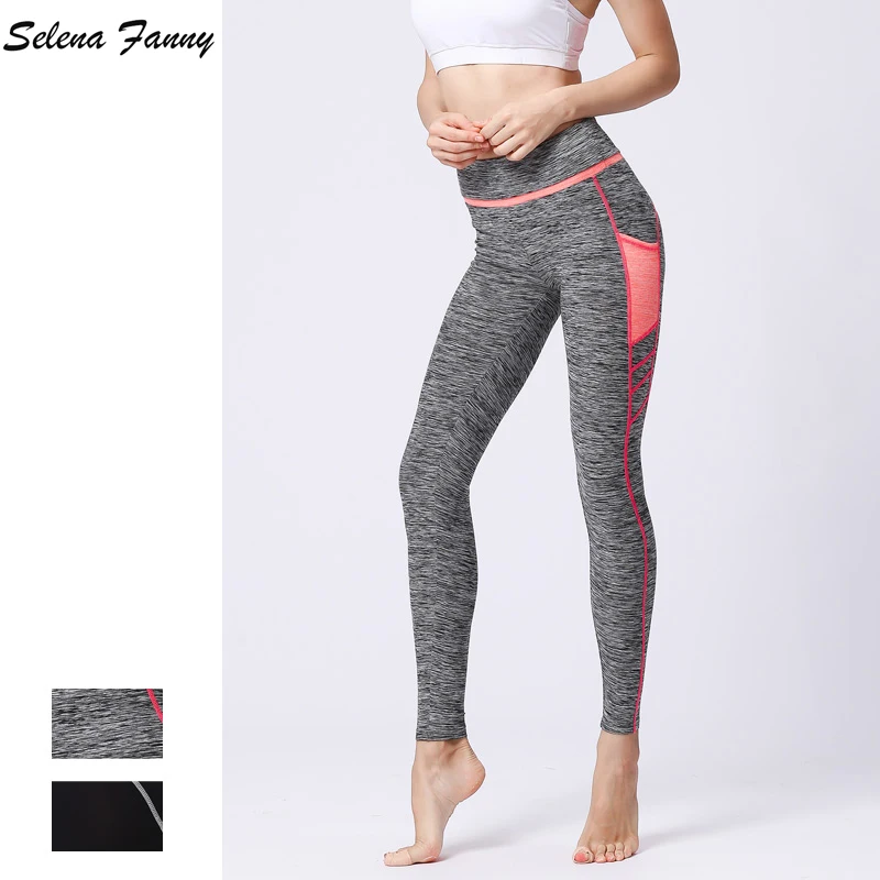 Selena Fanny женские штаны для йоги с высокой талией фитнес дышащие эластичные бега