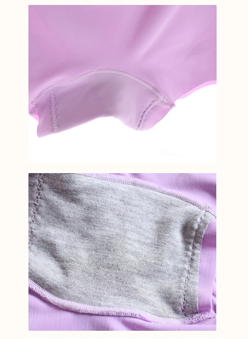 8 Colors 2017 New Arrival Ice Silk Seamless Underwear Cool Breathable Safety Panties Boy Shorts for Women Girls  Pants 1 (9)