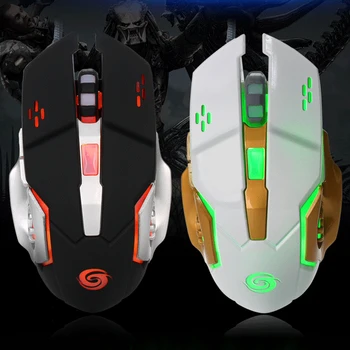 

New 3200DPI 6 Buttons 7 colors LED Optical USB Wired Mouse Gamer Mice computer mause mouse Gaming Mouse For Pro Gamer