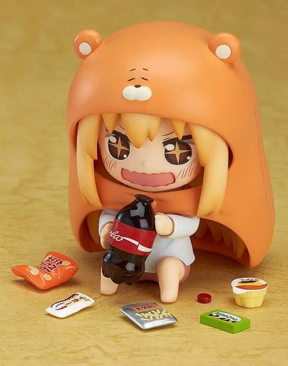 Лолита Sankaku голова Himouto! 524 Умару-Чан Умару фигурка Аниме Nendoroid Doma Marmot хомяки Модель Фигурки 10 см