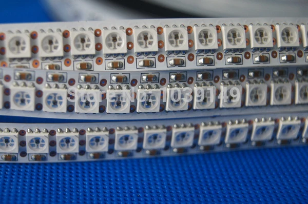 5 в полный цвет 1 м 5050 smd rgb led адресуемые 144 светодиодов/м ws2812b полоса не