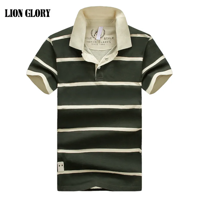 

Men Brand Polo Shirt Summer Casual Short Sleeve Brand Polo Shirt Men Stripes Short Sleeve Comfortable Breathable Cotton POLO