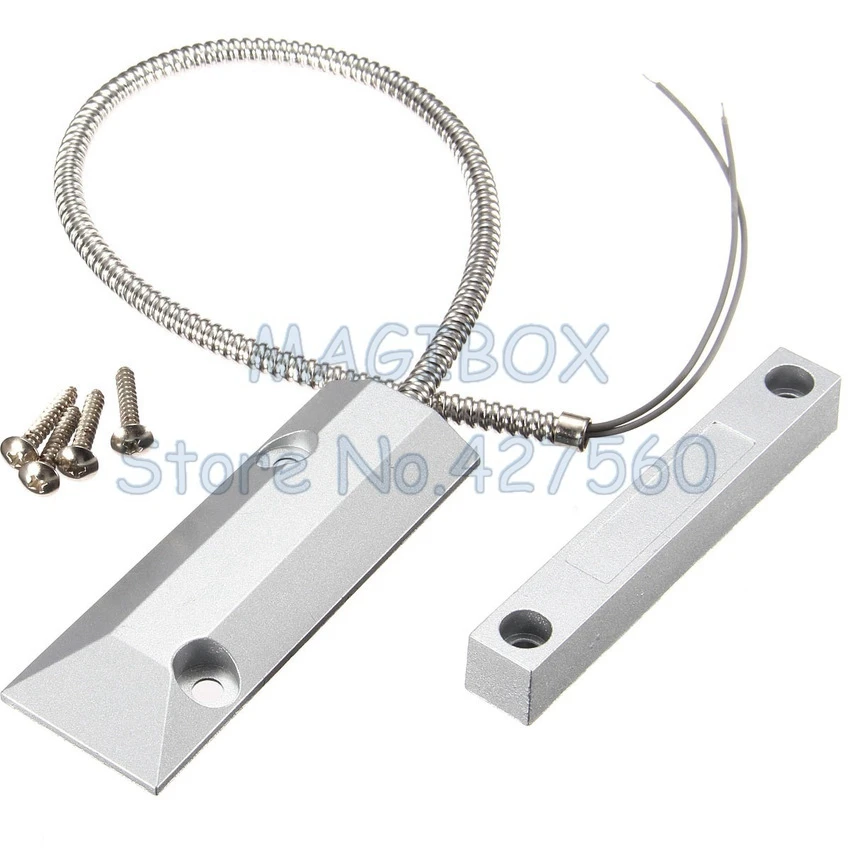 Door Sensor Switch Zinc Alloy Alarm Magnetic Reed Switch Detector