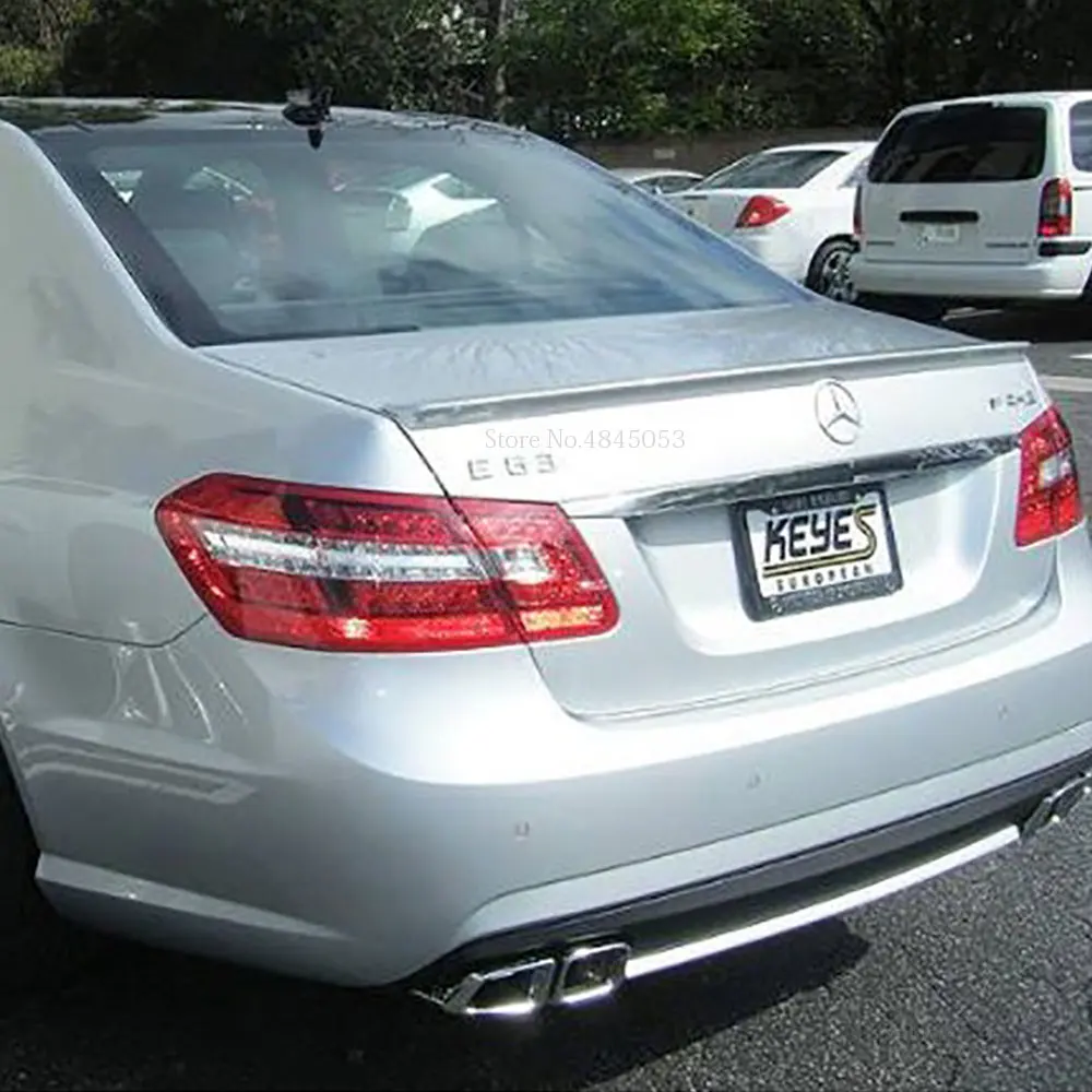 AITWATT для Mercedes-Benz W212 E-class E200 E260 черный спойлер 2008-2015 ABS пластик Неокрашенный задний