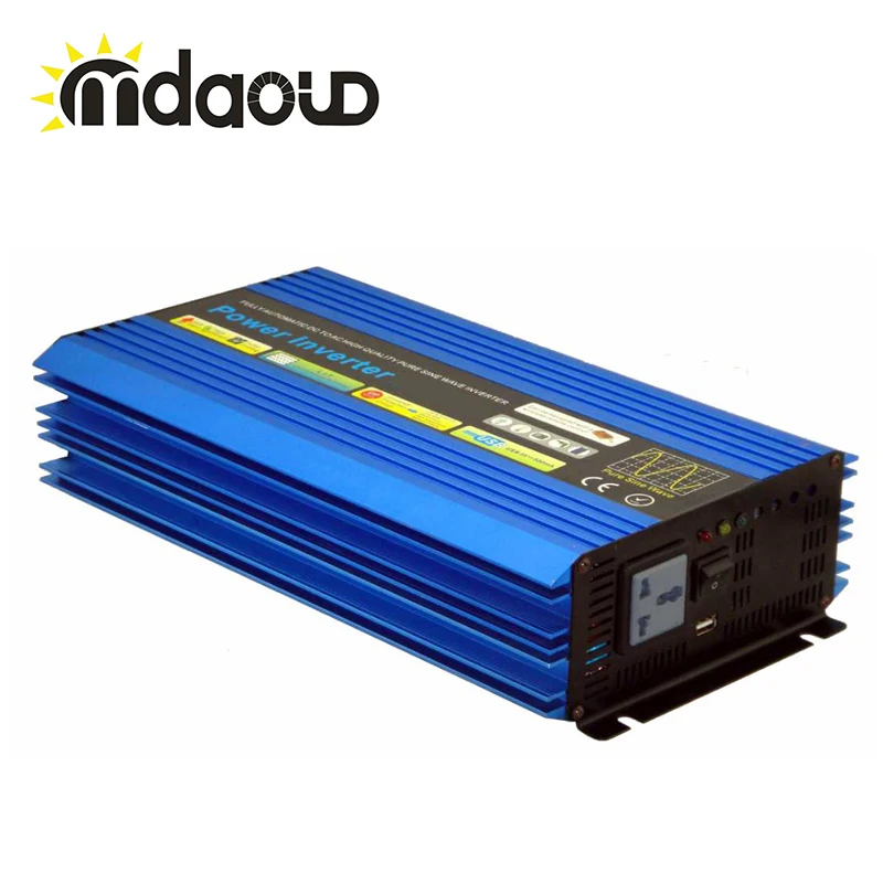 

2200W Off Grid Solar Inverter Pure Sine Wave Power inverter with Wireless Remote Controller USB Output
