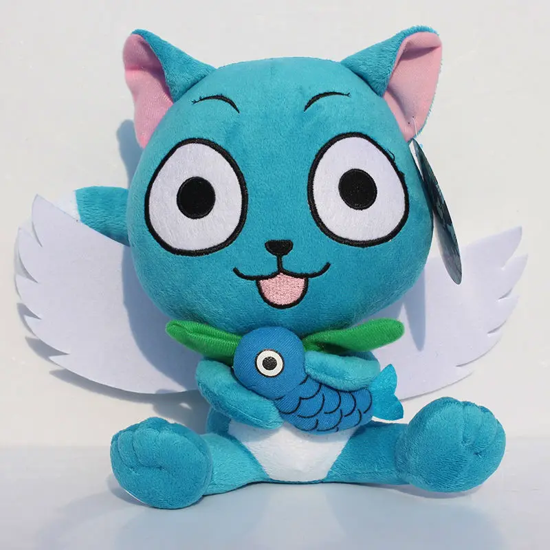 

Japanese Anime Cartoon Fairy Tail Happy Plush Toy Plush Doll Figure Toy 12inch 30cm Brithday Gift Free Shipping