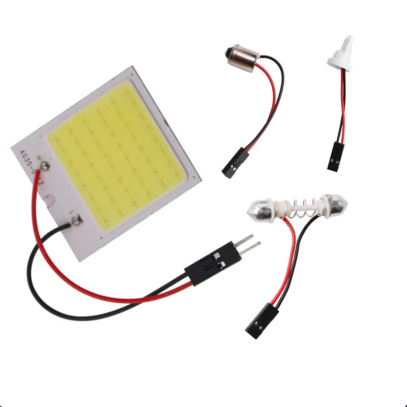 Белый красный синий T10 Cob 24 SMD 36 Автомобильные светодиодные панели для автомобиля