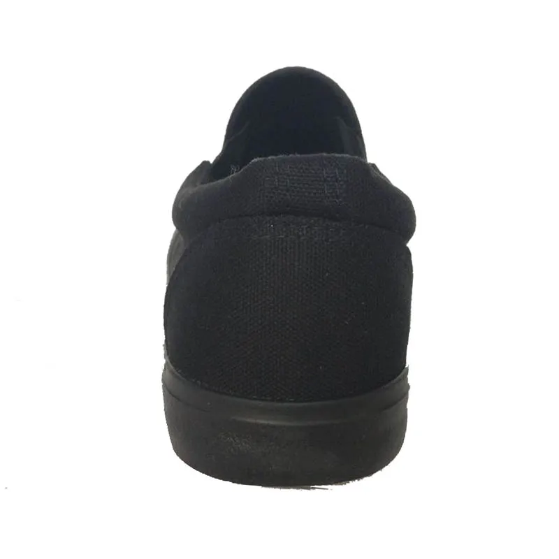 New Arrival Fashion Shoes for Men All Black Canvas Shoes Men's Casual Shoes Male Brand Loafers Black White Shoes Big Size K025