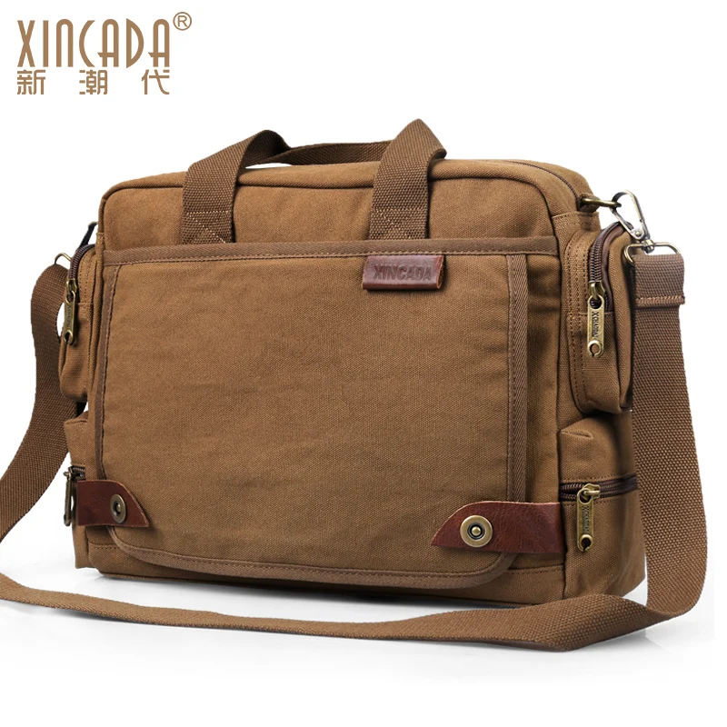 XINCADA холст сумки мужская повседневная сумка диагональный крест портфель