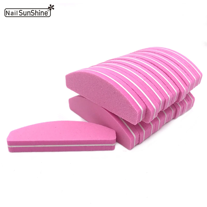 

100pcs Nail File Nail Art Double Sided Buffers Pedicure Manicure Buffing For Sandpaper Design Tool Curve Nail Gel Accessories