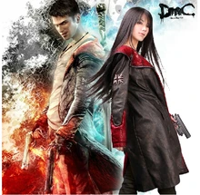 Super Cool Game Devil May Cry 5 Dante Long Coat Halloween Party Cosplay Costume For Women Men