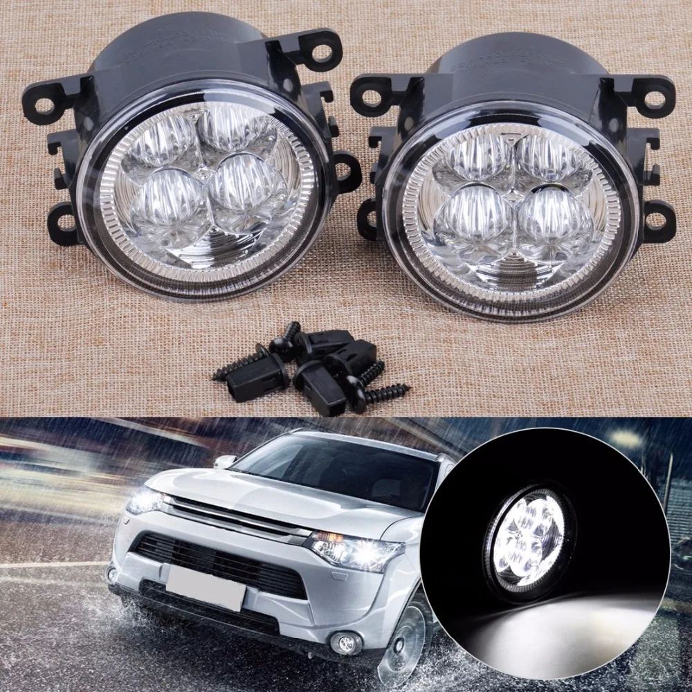 

CITALL 33900-T0A-A01 2X Highlighted White LED Fog Light Lamp Replacement for Ford Focus Infiniti FX35 Honda Nissan Subaru Suzuki