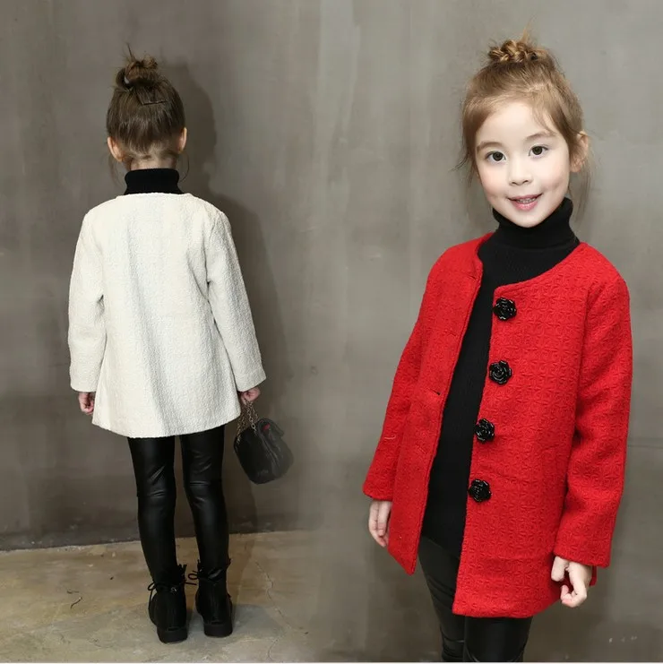 Детское шерстяное пальто зимняя куртка для девочек 6 гцт 034|girl coat|manteau enfantmanteau enfant