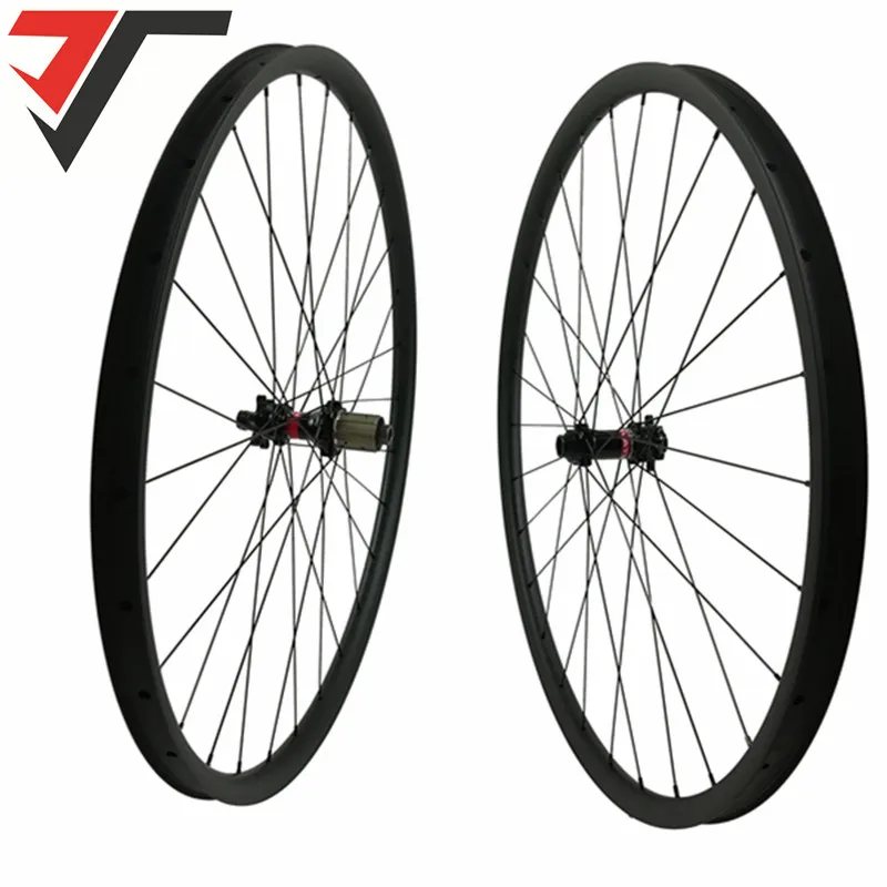 2Pcs 29er Carbon Mountain Bike Rims Bicycle Rim MTB Super light Hookless For XC