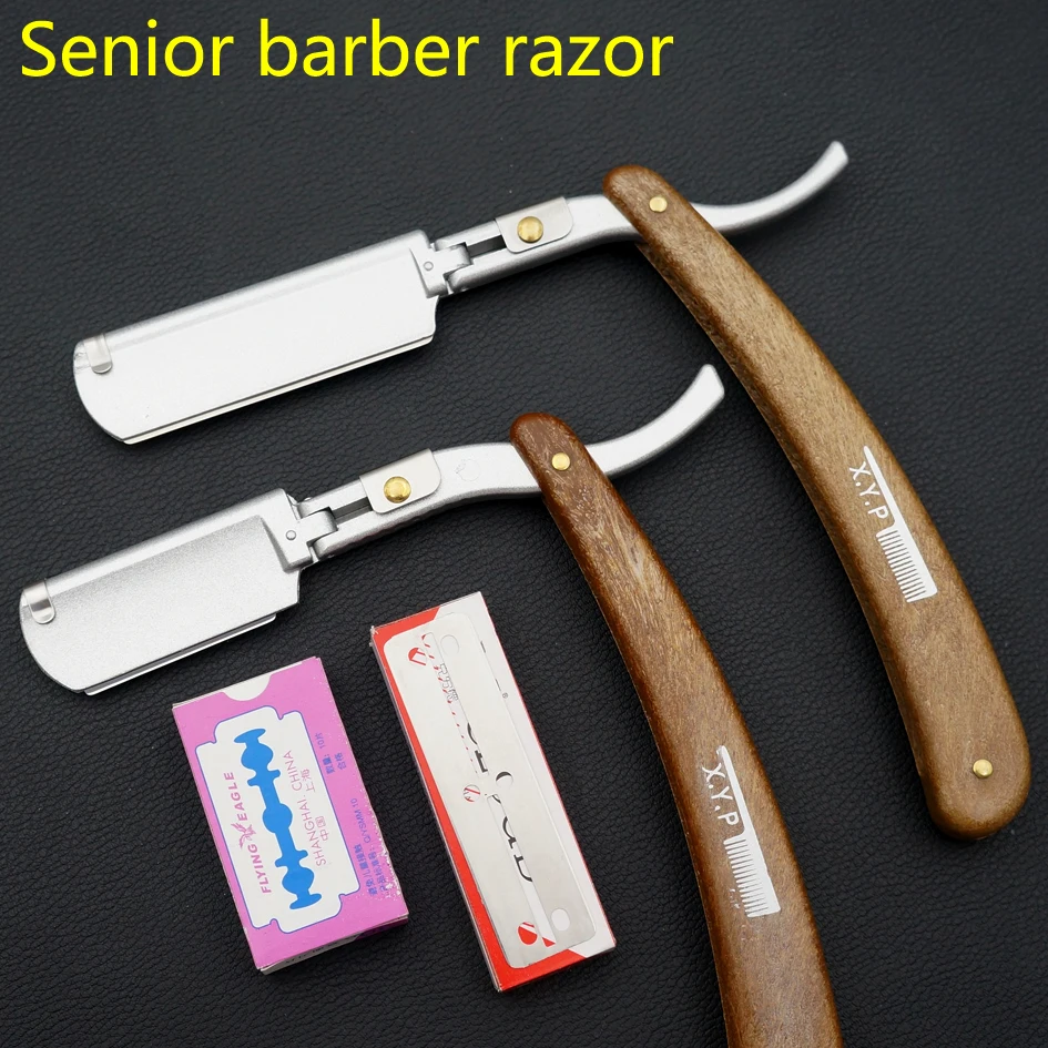 senior handle razor shaving professional barber razor hair tonsure knife eyebrow razor men's replaceable blade shaving razor