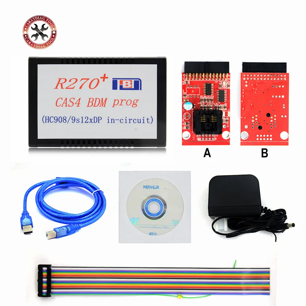 

Original R270+ V1.20 Auto CAS4 BDM Programmer R270 CAS4 BDM Programmer Professional for bmw key prog free shipping