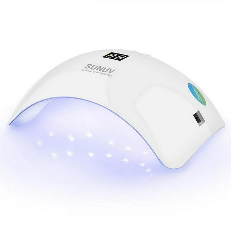 

SUN Lamp SUN8s Nail Machine 48W LED UV Lamp Nail For Nail Gel Polish Manicure Unique Low Heat Mode Gel With Digital display Hot