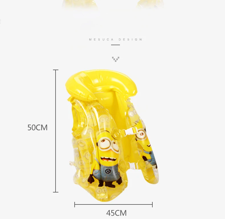 Summer Inflatable Kids Children Swimming Life Saving Vest Jacket Watersports Swimming Windsurfing Fishing Swim Float (1)