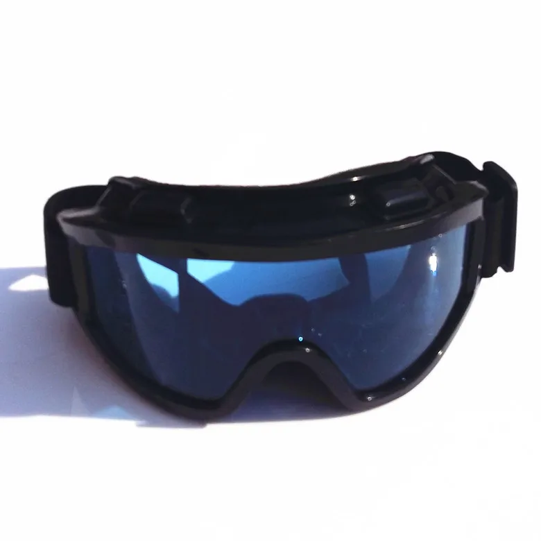Лыжные очки UV400 ветрозащитный пылезащитный снег может встроенный близорукость линзы Spone лыжные очки - Цвет: Black blue
