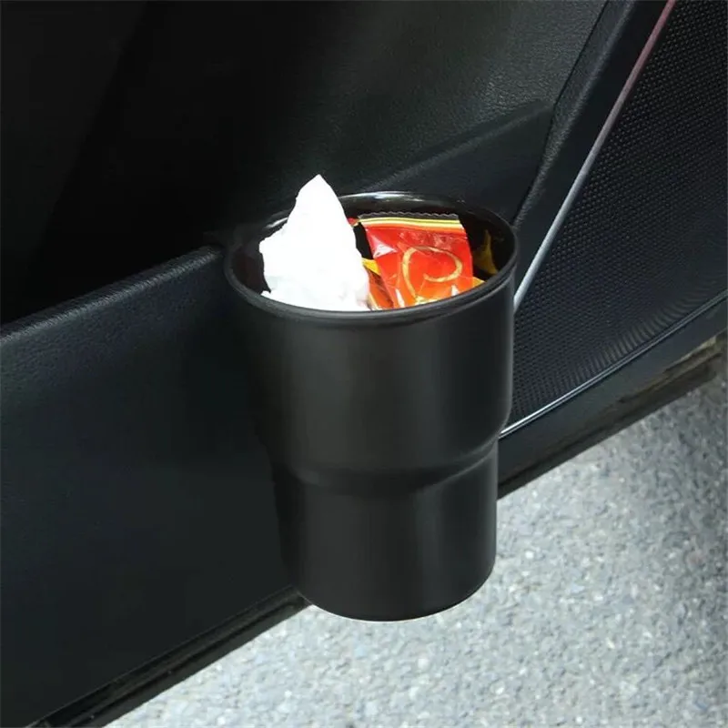 

Universal Garbage Dust Case Auto Rubbish Dustbin Can Bucket Trash Can Auto Accessories Car Organizer Trash Bin Mini