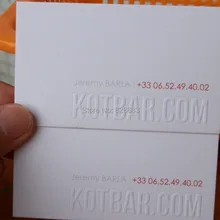 Высокое качество Бумага визитная карточка печать отбеленный хлопок Бумага 300gsm