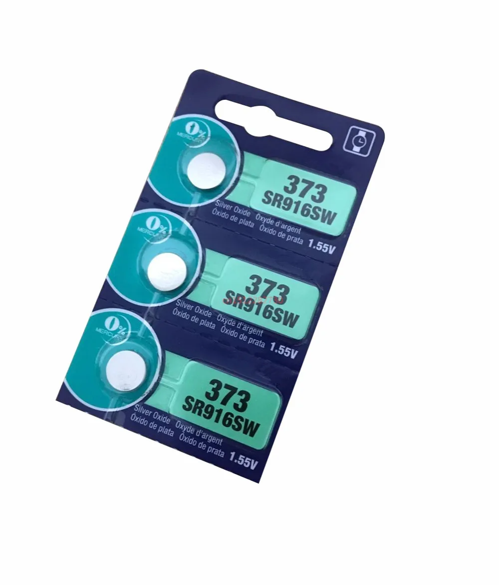 

2Pcs New LONG LASTING 373 SR916SW 916 SR916 Watch Battery Button Coin Cell MADE IN JAPAN 100% Original Brand