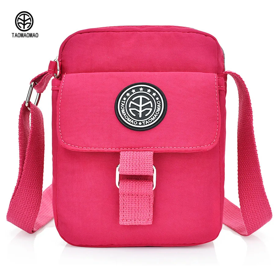 Taomaomao 2018 shoulder bag women summer Mini women handbag high quality nylon small square bag