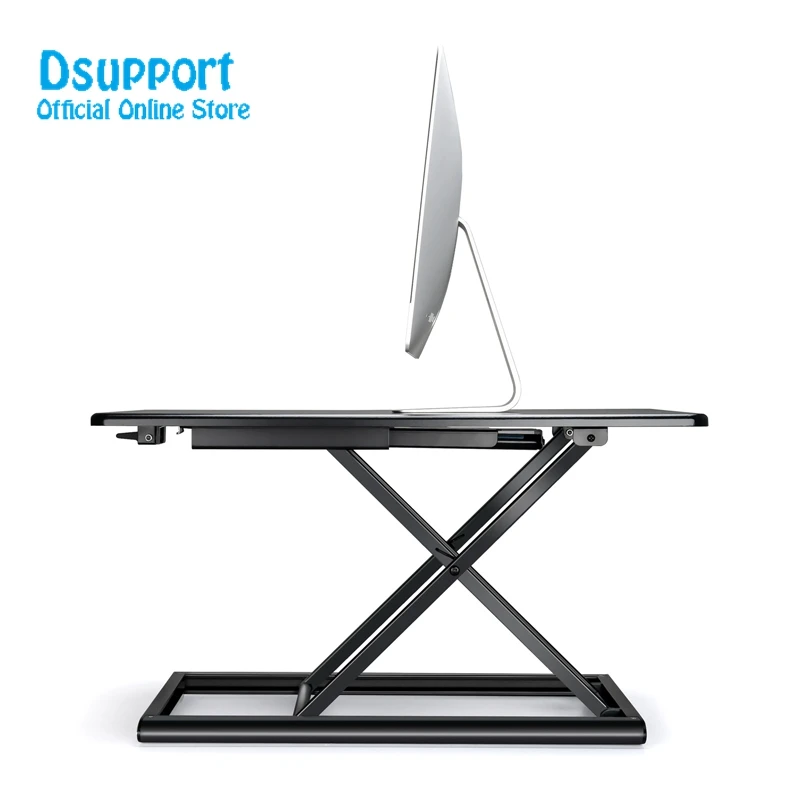 New Height Adjustable Sit Stand Up Desk Aluminum Lapdesk for Monitor and Laptop Sit to Stand in Seconds ID-30 New Height Adjustable Sit Stand Up Desk Aluminum Lapdesk for Monitor and Laptop Sit to Stand in Seconds ID-30