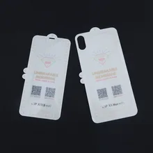 Защитная пленка из мягкого ТПУ для iPhone XS MAX небьющаяся мембрана 6 5