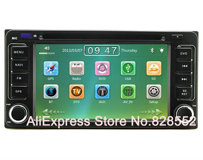 Top Free Shipping Car DVD GPS For Old Series Toyota RAV4 corolla Land Cruiser Prado Camry Previa With Radio MP3/MP4 Ipod BT 2