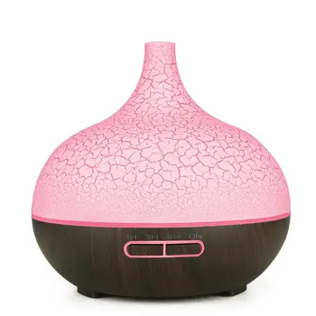 

HOT!Aroma Essential Oil Diffuser Ultrasonic Cool Mist Humidifier Air Purifier 7 Color Change Led Night Light Crack For Office