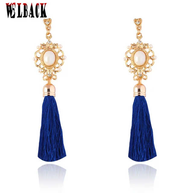 2017 New Fashion Acrylic Geometric White Jewelry Silk 2017 New Fashion Acrylic Geometric White Jewelry Silk Thread Tels Clical High Quality Drop Earrings