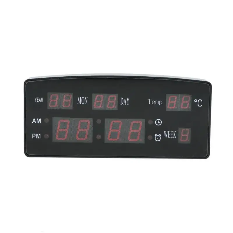 USB цифровой будильник, светодиодный, электронные часы с подсветкой, Повтор звука, календарь, настольные часы с европейской вилкой