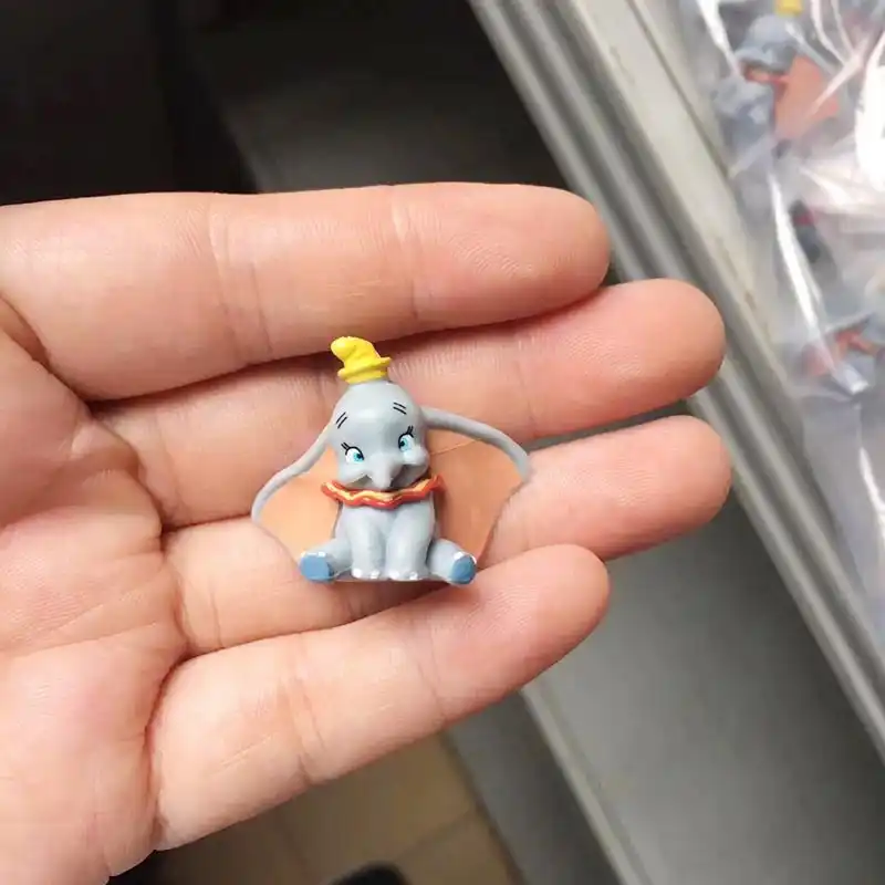 25pcs 50pcs Dumbo Mini Figure Doll Dumbo Elephant Small Pvc Action