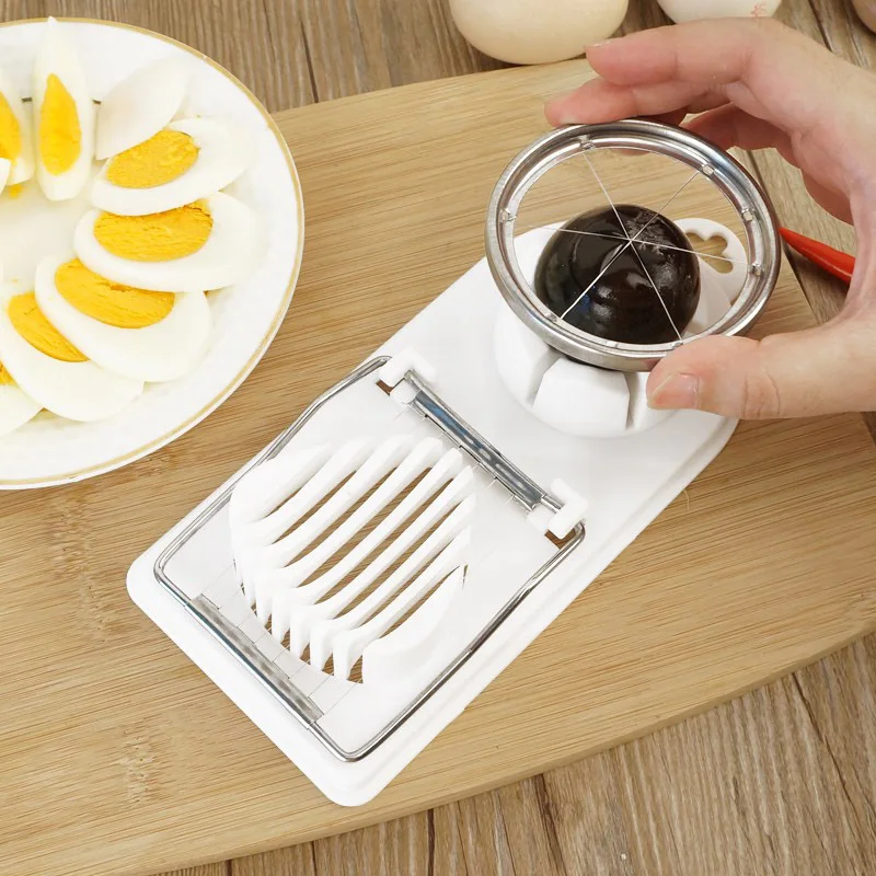 

Plastic Egg Slicing Dual-Purpose Eggs Cutter Cutting Tool for Home Kitchen DC120