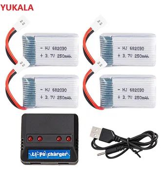 

XK K100 wltoys V911S V966 V966-016 X100 3.7V 250MAH Battery RC WL Toys Helicopter Rc Spare Parts Accessories