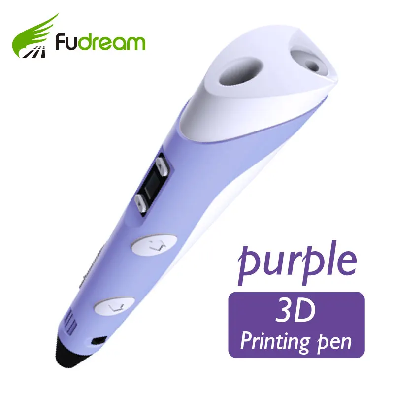 Ручка для рисования Fudream 3d с ЖК экраном и 6 цветов Бесплатная заправка ручка