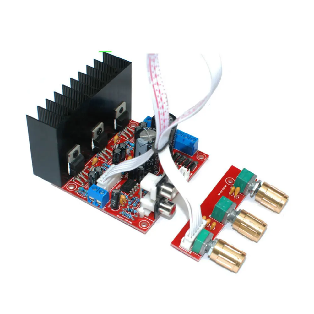 LEORY DIY 3 ChannelsTDA2030A DC 12V Digital Subwoofer Amplifier Board Amplifier Board Kit