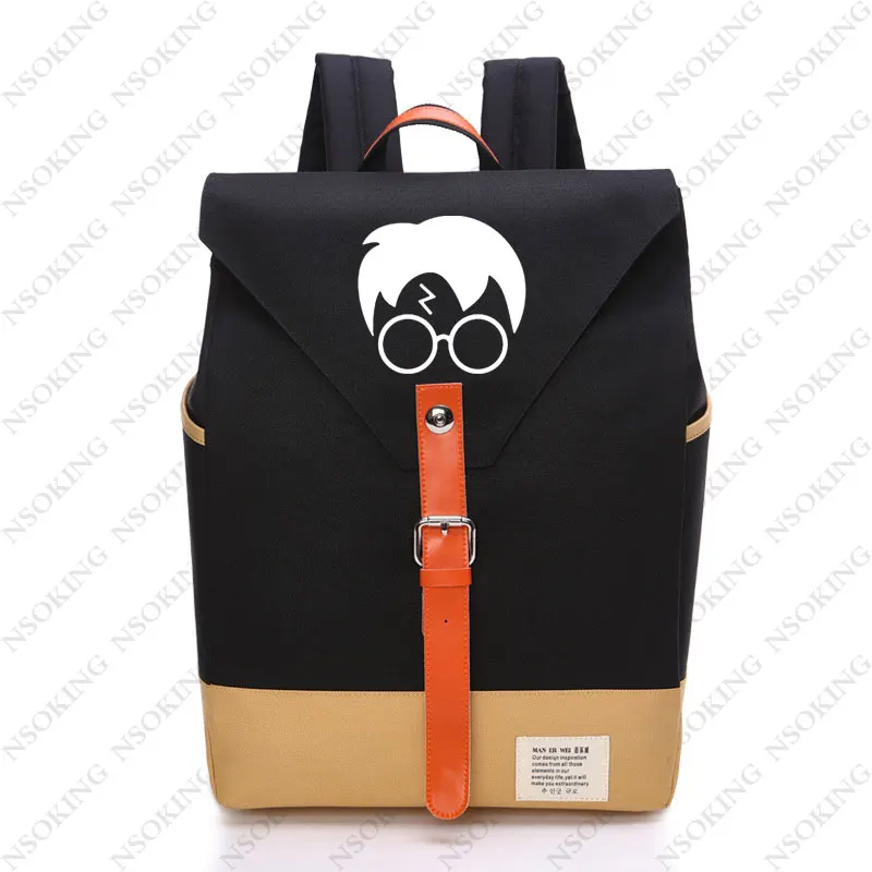

Harry Potter backpack oxford bag men SchoolBag luminous travel Shoulder Bags bagpack for Teenagenrs women girls