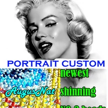 5d алмазов картина Полная площадь пользовательские фото daimont вышивка Картина Портрет Алмазная мозаика бусы с наклейками Холст Большие размеры