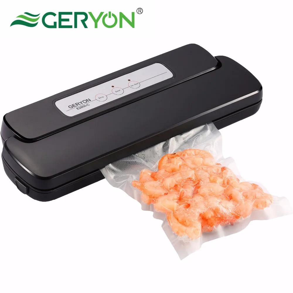 GERYON Vacuum Sealer, Automatic Food Sealer Vacuum Packing Machine with Starter Bags & Roll for