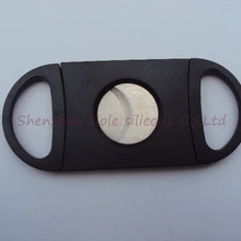 DHL/FedEx 1000 шт./лот очень красивая карманная из нержавеющей стали нож для обрезки сигары двойные лезвия