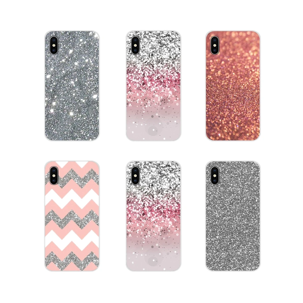 

Accessories Phone Shell Cases Enjoy Silver Pink Glitter Art For Xiaomi Redmi 4A S2 Note 3 3S 4 4X 5 Plus 6 7 6A Pro Pocophone F1