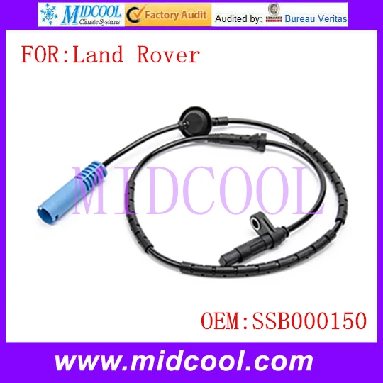 

New Front ABS Sensor Wheel Speed Sensor use OE No. SSB000150 SSB101203 SSB101192 GBS1118 SS20083 0986594538 for Land Rover